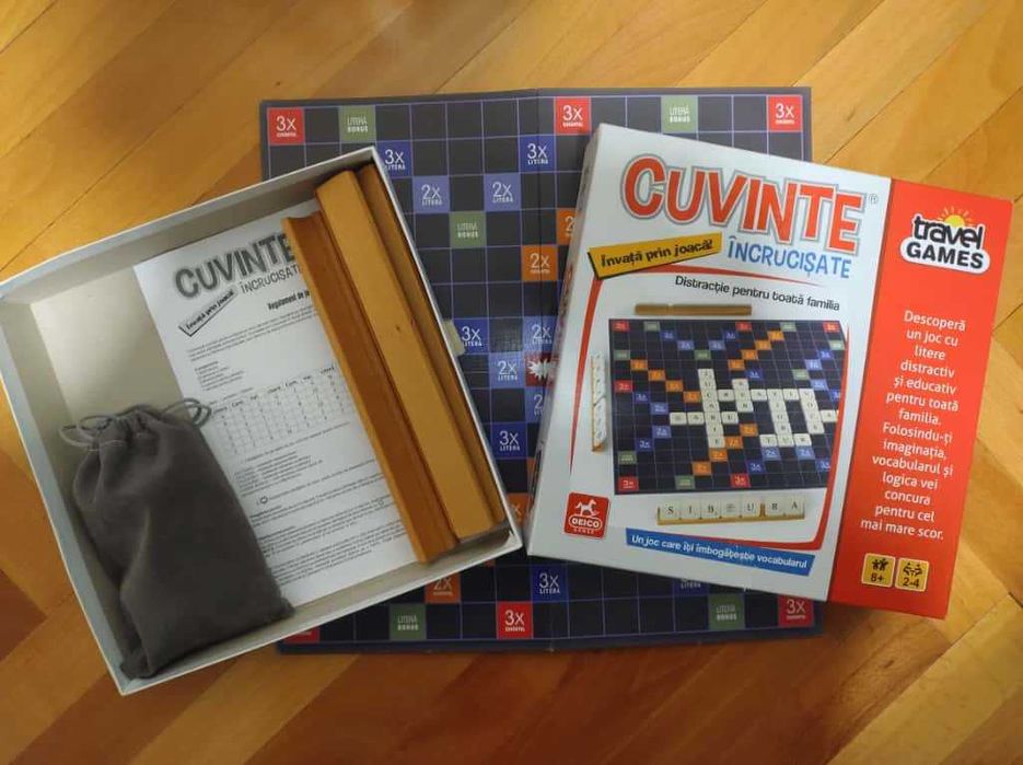 Joc de invatare copii - Cuvinte Incrucisate x 2 bucati (1 sigilat,nou)