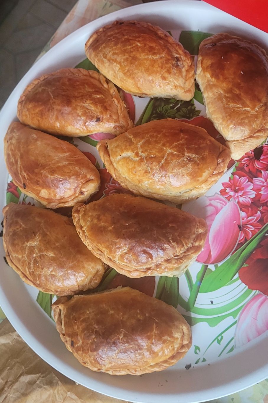 Уйгурская самса из слоёного теста