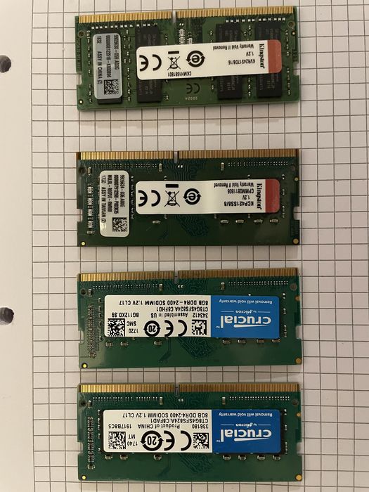 Vand RAMi laptop DDR4