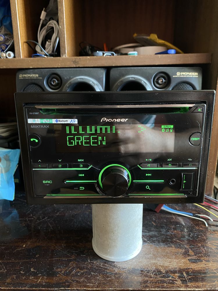 Pioneer FH-X730BT - ДВОЕН ДИН- BLUETOOTH USB CD радио плеър за кола сд