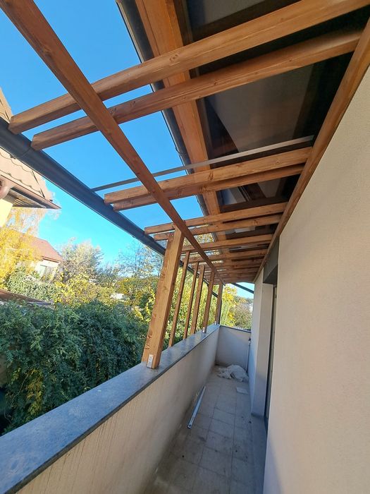 Terasa cu policarbonat solid , terasa transparenta,  pergola , foisor