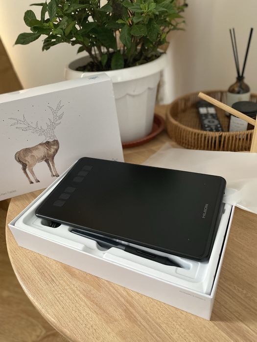 Графический планшет HUION H640P черный