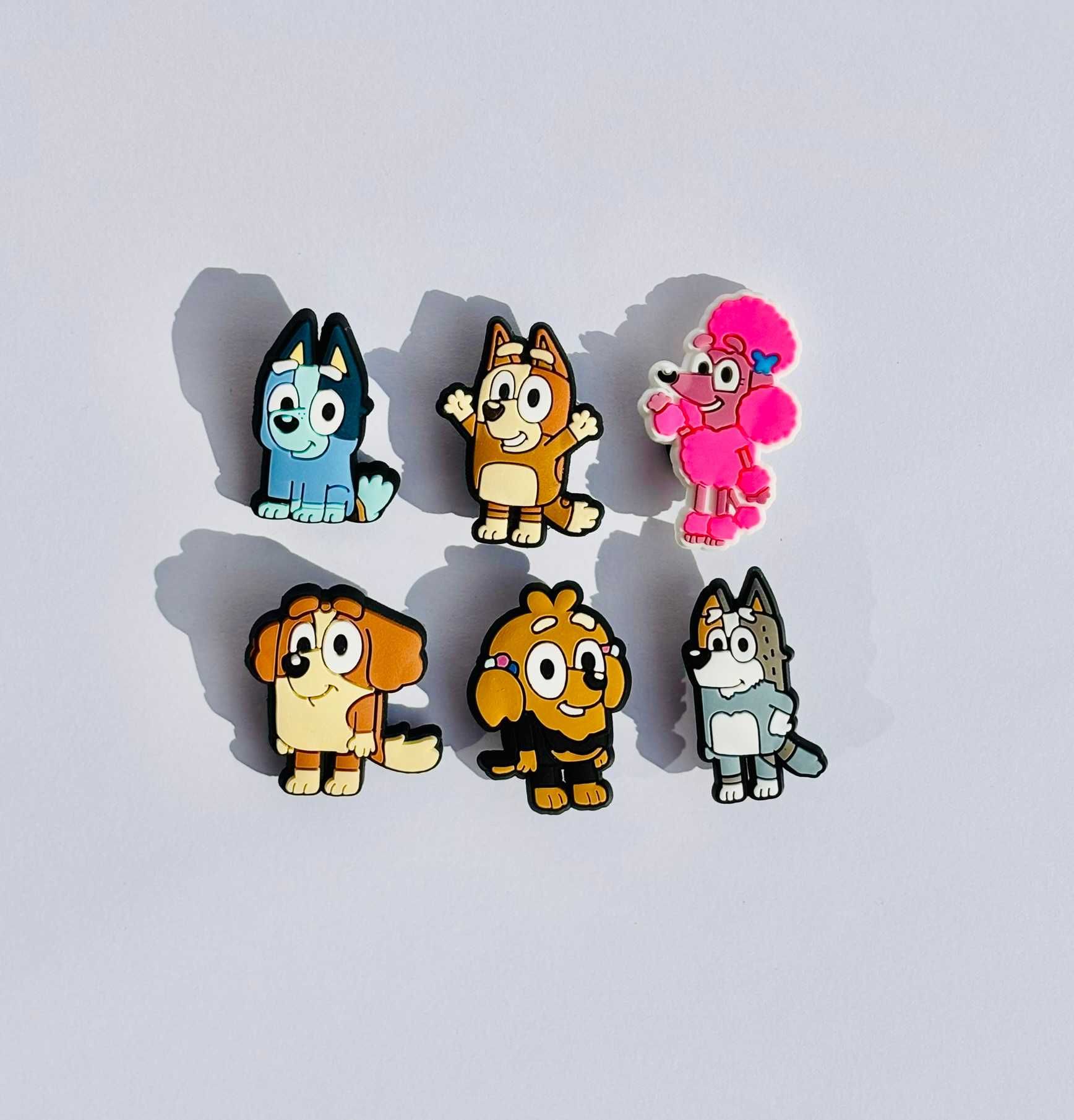 ЧАРМОВЕ/JIBBITZ за сандали или чехли тип Crocs / Bluey героите
