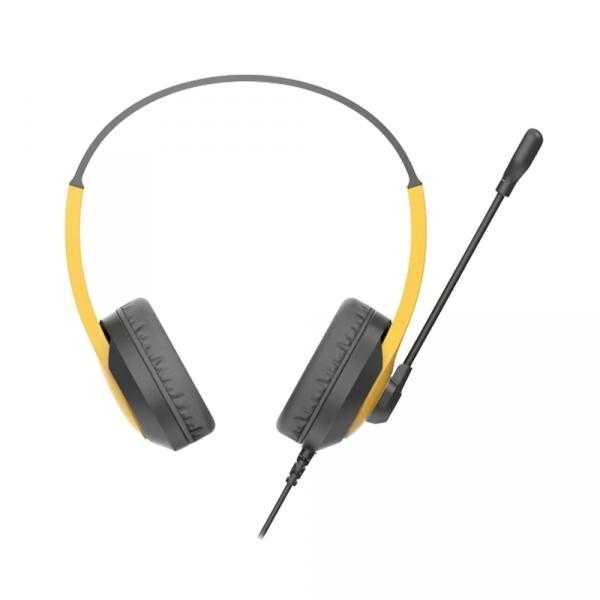 Проводные наушники A4TECH FH100U (Белый, Жёлтый)
