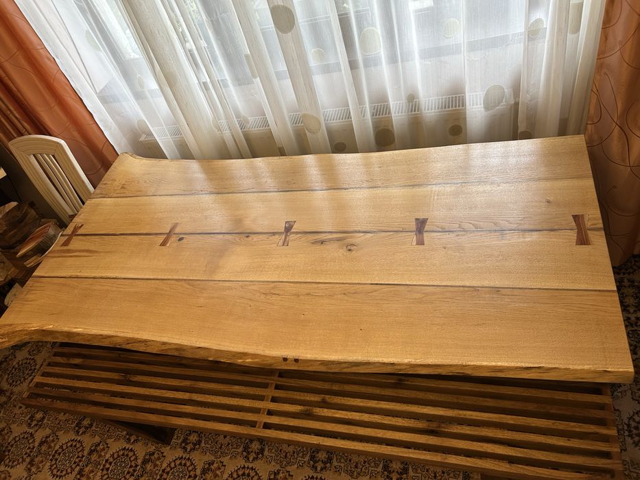 Blat din lemn masiv de stejar