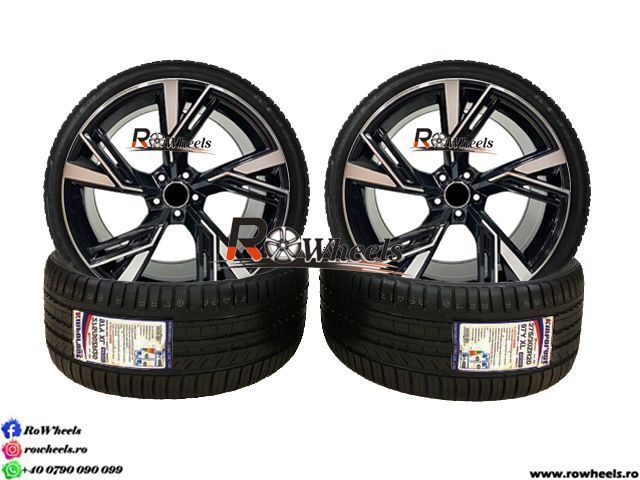 Jante AUDI 20 R20 Model RS Black A4 A5 A6 A7 A8 Q3 Q5 Q8 S-RS 2021 anvelope vara