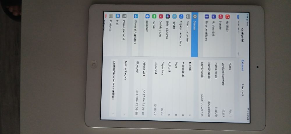 Ipad air perfect funcțional