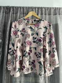 Bluza Only S roz cu flori