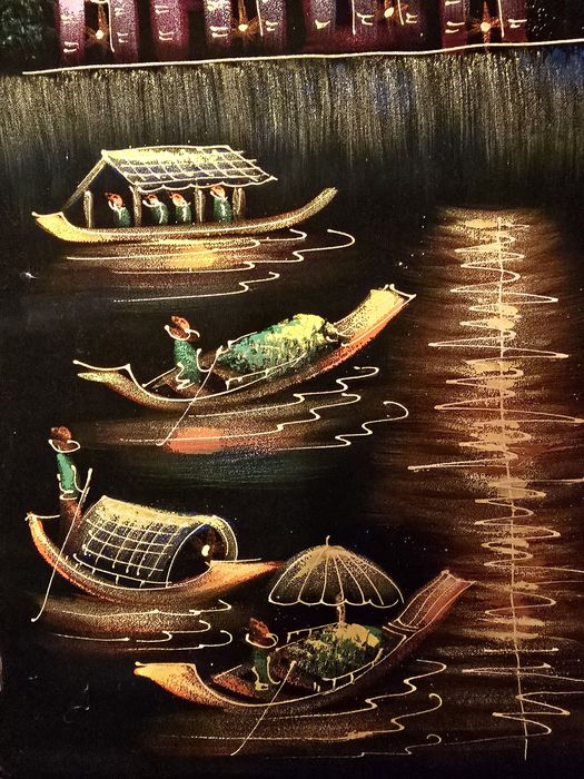Suvenir Thailanda, Tablou/Poster Pictat 65x45cm