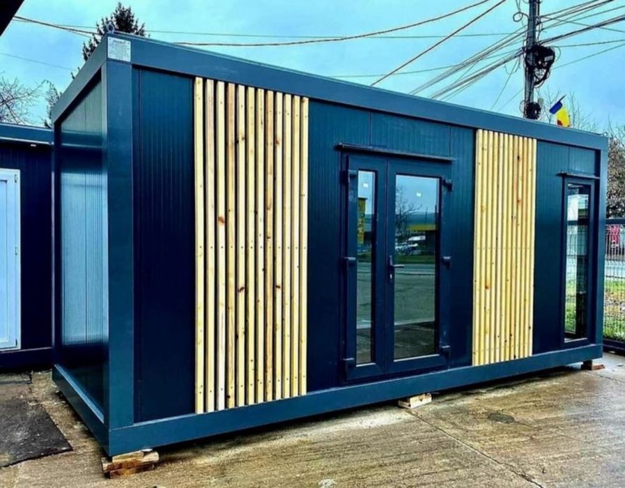 Container modular pe structura metalica
