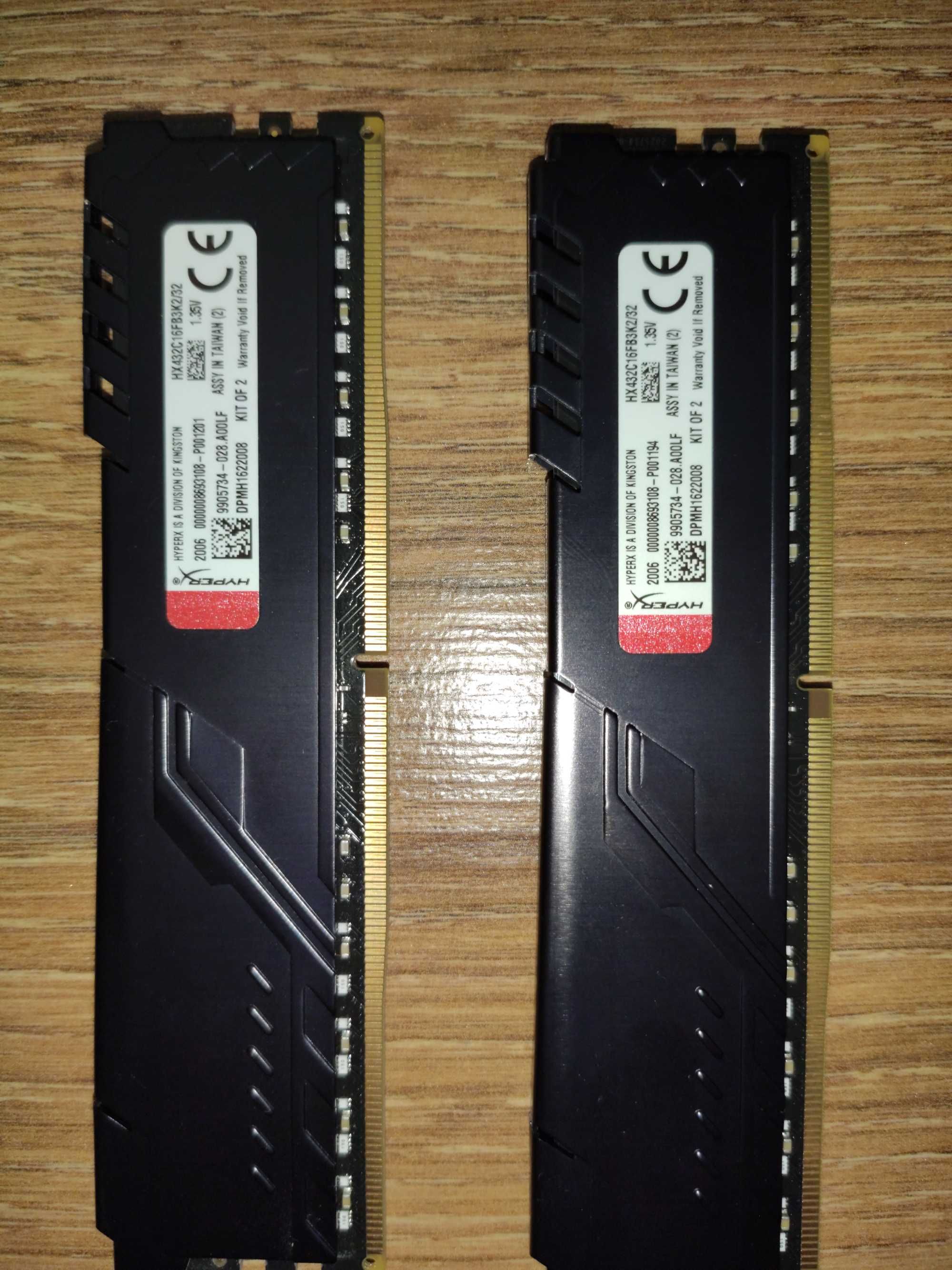 32GB DDR4 3200MHz CL16 HyperX Fury
