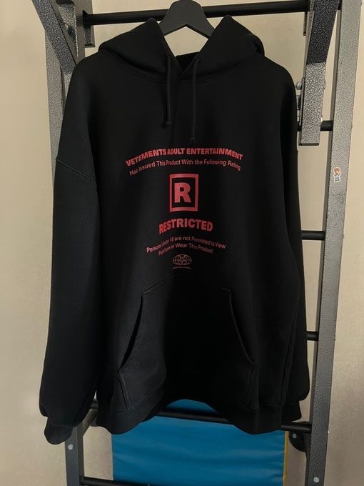 Vetements restricted hoodie