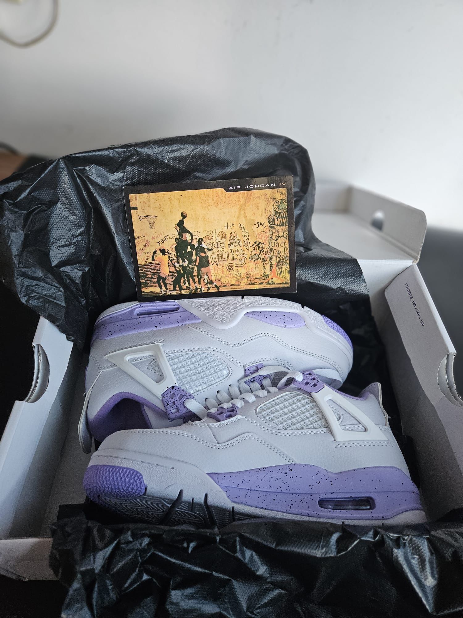 Nike Jordan 4 Purple Oreo