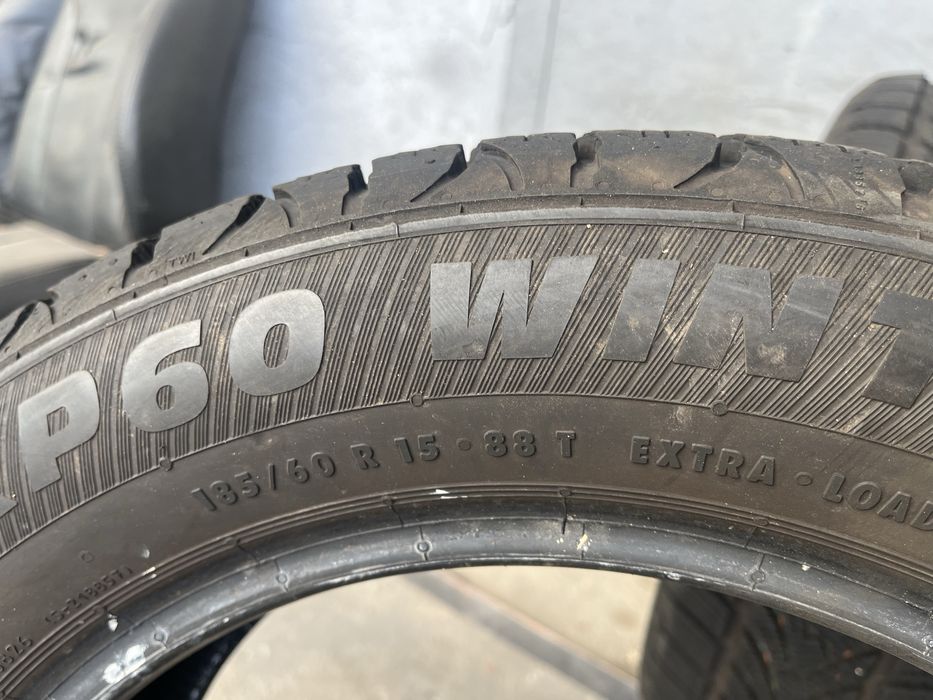 2 бр. зимни гуми 185/60/15 Platin 7,5 mm DOT 2622