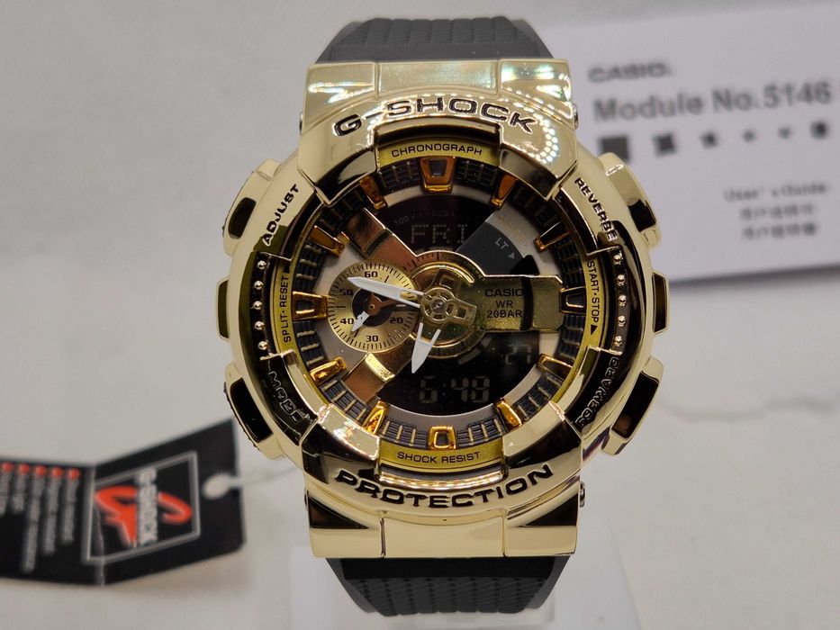 Ceas SPORT Casio g shock gm110 metal ,gold  LIMITED,NOU,Garantie 2 ani