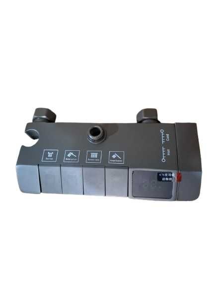 Set Dus Baterie SMART Afisaj LED gri antracit