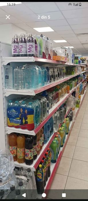 Vând rafturi de magazin și de depozitarea morții