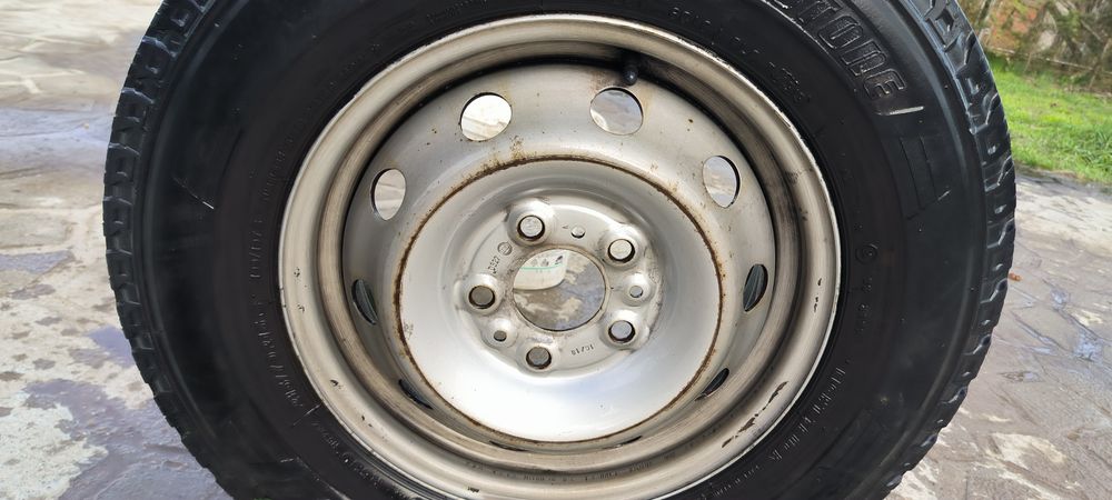 Anvelopa cu janta 215 70 R 15 C pentru Fiat Ducato