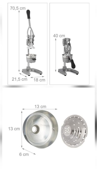 Relaxdays  Професионална ръчна сокоизстисквачка с лост