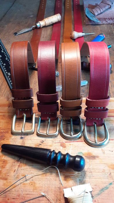 Curele pentru damă din piele natruală "full grain"