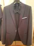 Set Costum Inedit (sacou, pantaloni, papion)