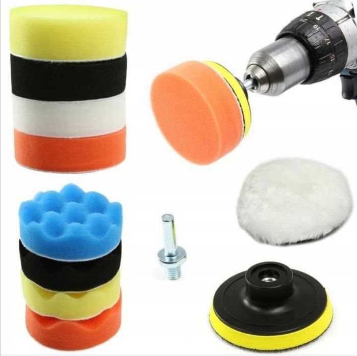 Комплект за полиране на фарове и автомобили 11 части Hawek