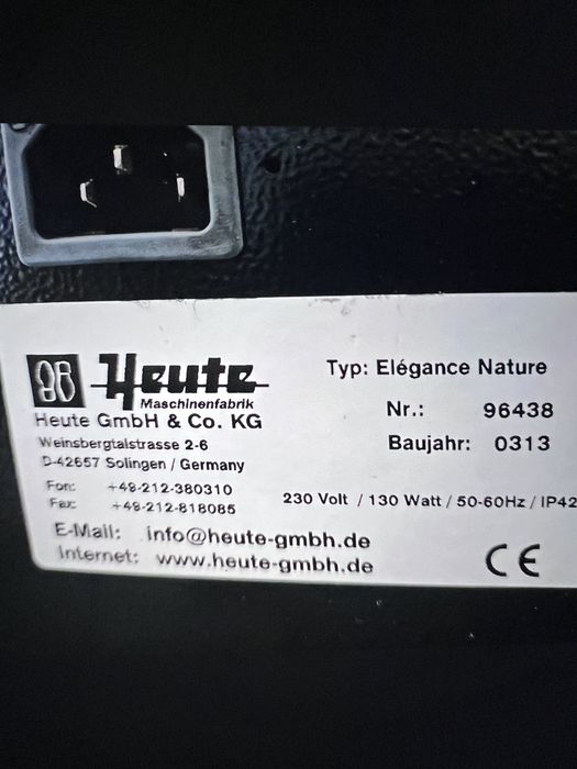 Heute Elegance Nature Plus aparat curatat incaltamintea nou