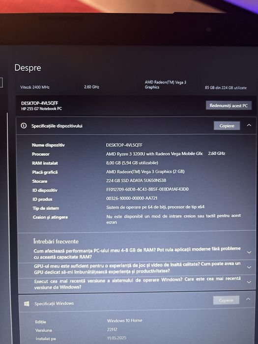 Laptop hp perfect functional