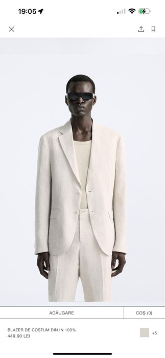 Vand sacou de In  Zara