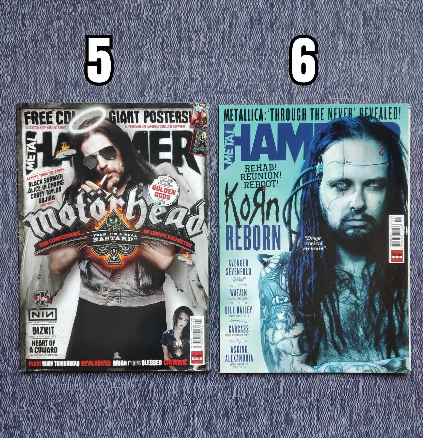 Метал Рок Списания на Английски Език Metal Hammer Magazines Metallica