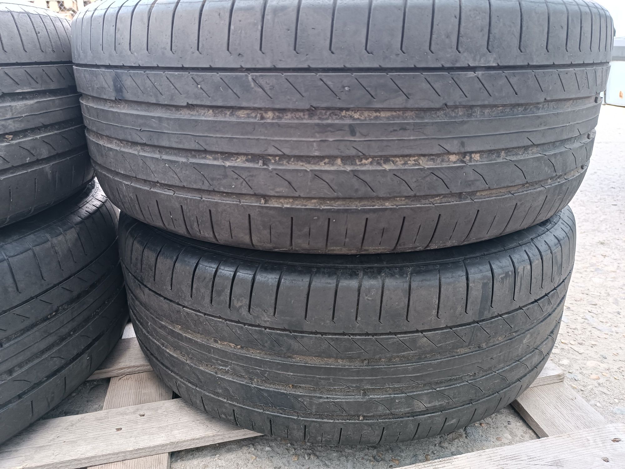 Лети джанти 18ки 5х114.3 Toyota + летни гуми 235/55/18 Continental