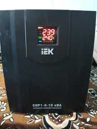Стабилизатор напряжения IEK СНР1-0-10 кВА электронный переносной
Предн