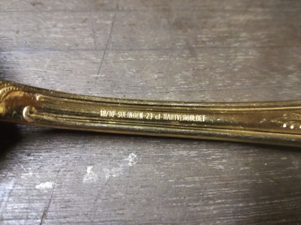 Solingen 23k злато позлатени 35броя маркирани оригинал прибори