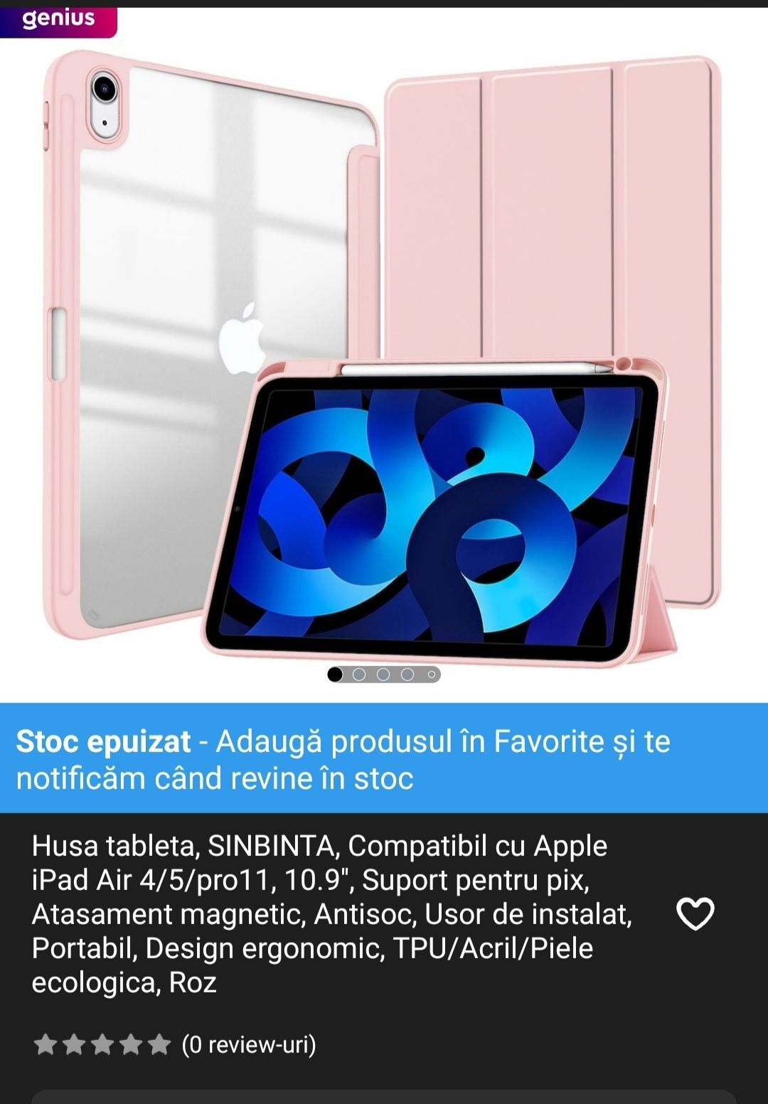 vand husa tableta apple ipad pro 11, 10.9 inch.
