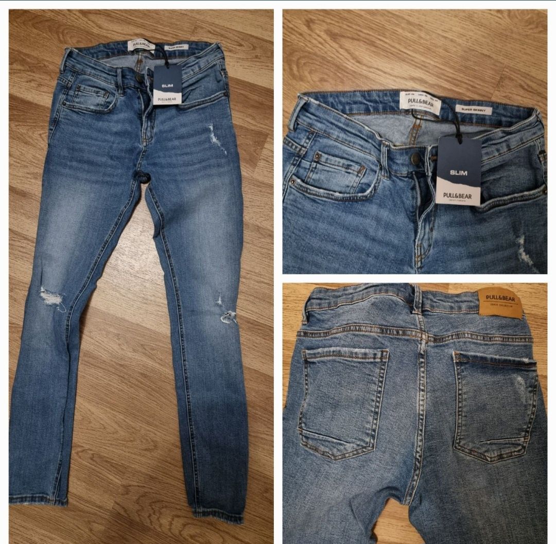 Blugi Zara, Berska, Pull& Bear barbati marimea XS, S, M