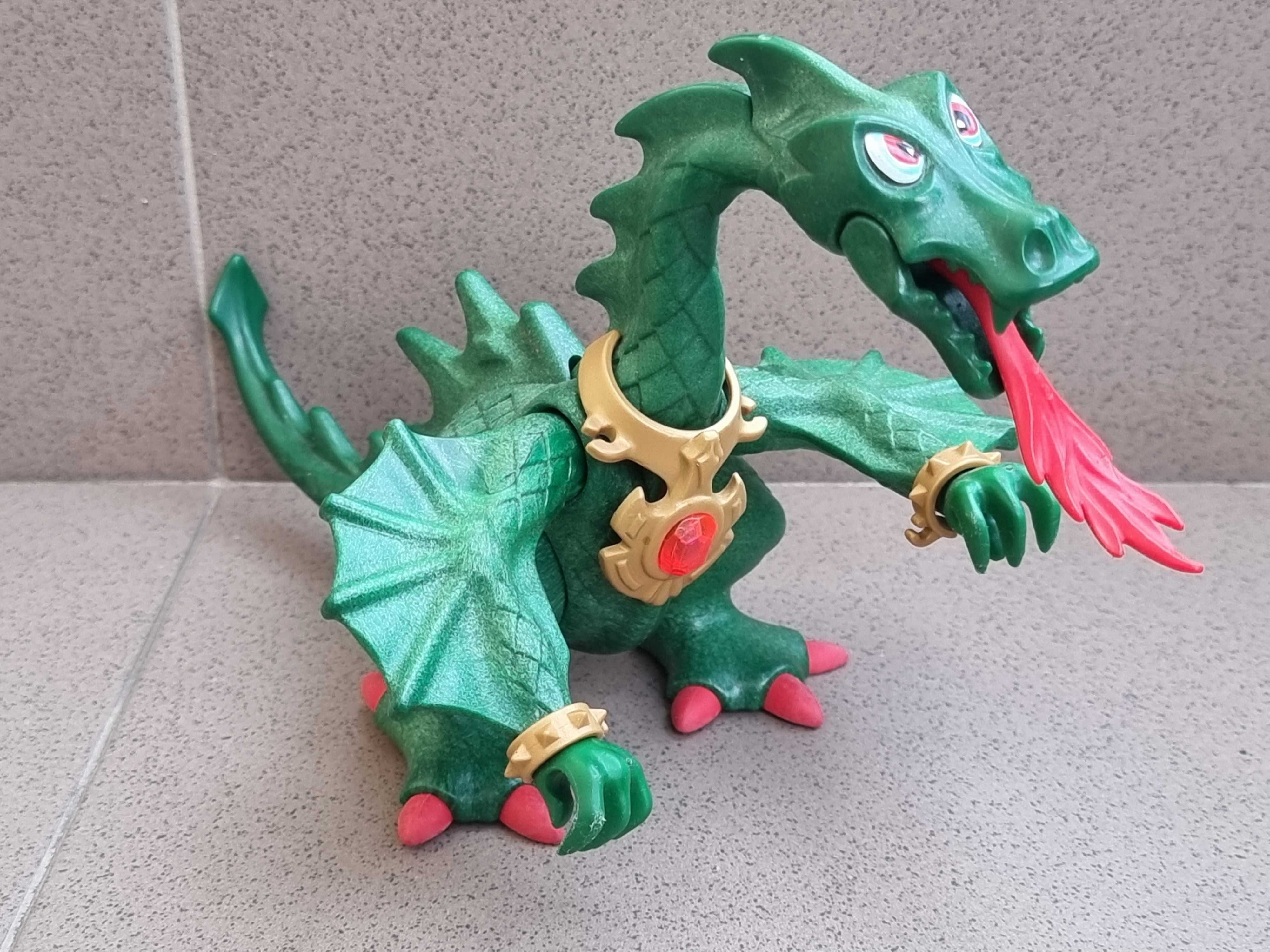 Playmobil 3912 Dragon cu flacari si Rege cu cal