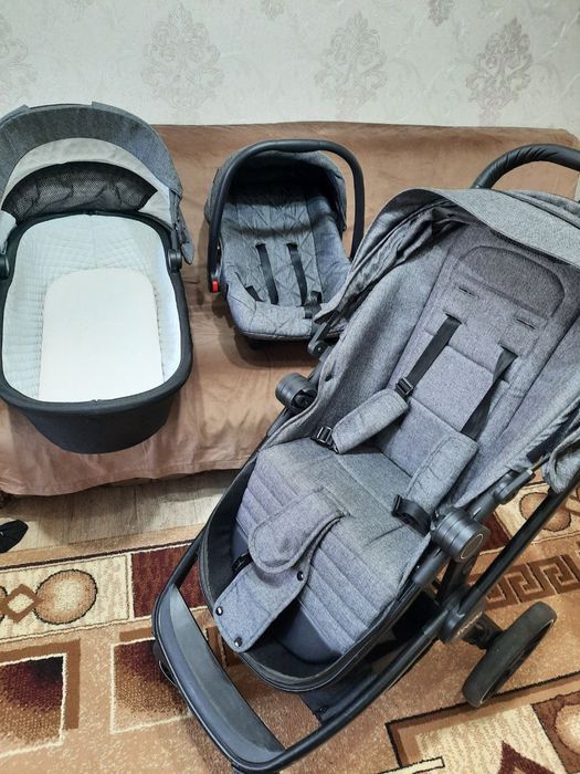 Коляска + люлька + автокресло + сумка