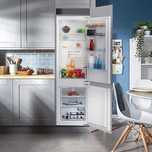 Нов хладилник с фризер за вграждане Беко/Beko 177 см No Frost