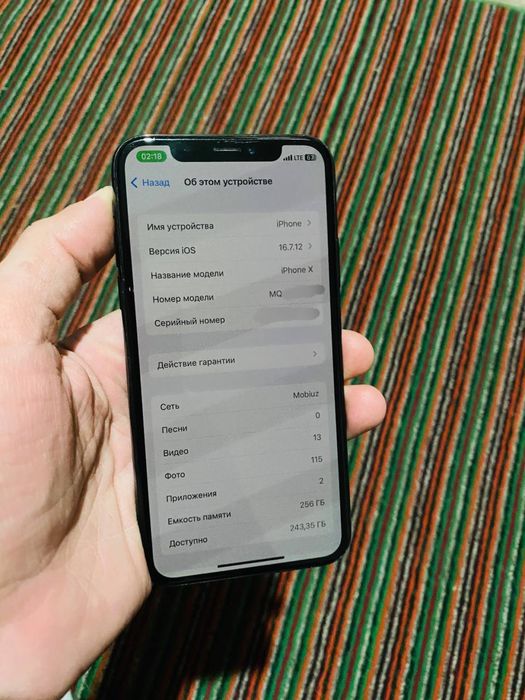 Iphone X 256Gb idealni obmen