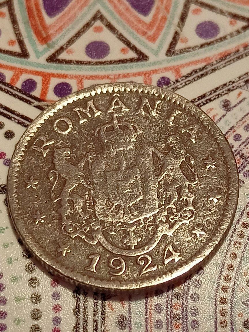 Bun pentru 1 leu 1924 regalitate vechituri moneda monezi