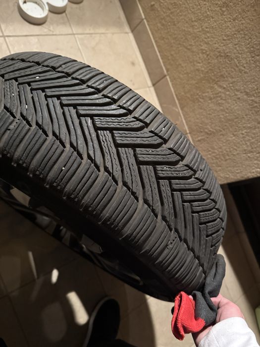 Set roți Mercedes 17, anvelope iarna Michelin 215 60 r17 jante origin