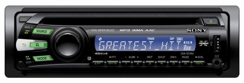 Radio cd Sony CDX-GT 39U