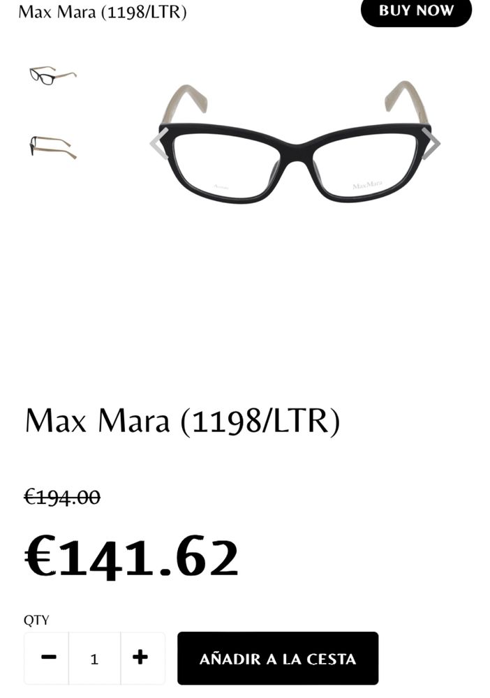 Рамки за очила Max Mara 1198