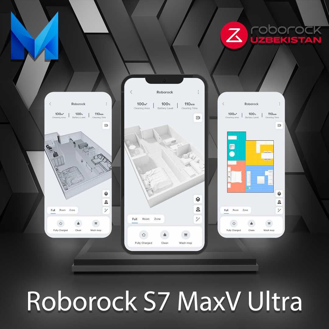 Робот Пылесос Roborock S7 MaxV Ultra Global