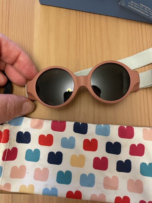 Ochelari de soare Beaba 0-9 luni Glee Terracotta