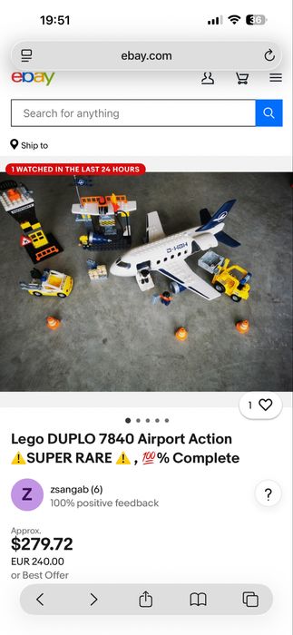 Lego duplo aeroport 7840