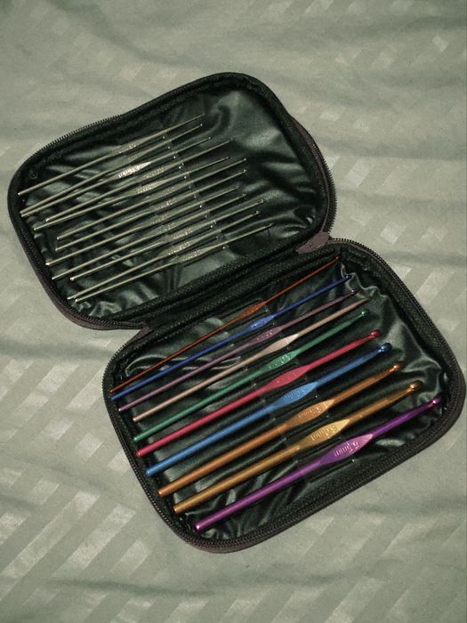 набор крючков для вязания 22шт