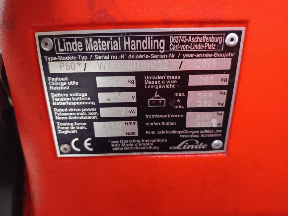 Електрокар- електричеки влекач LINDE P60