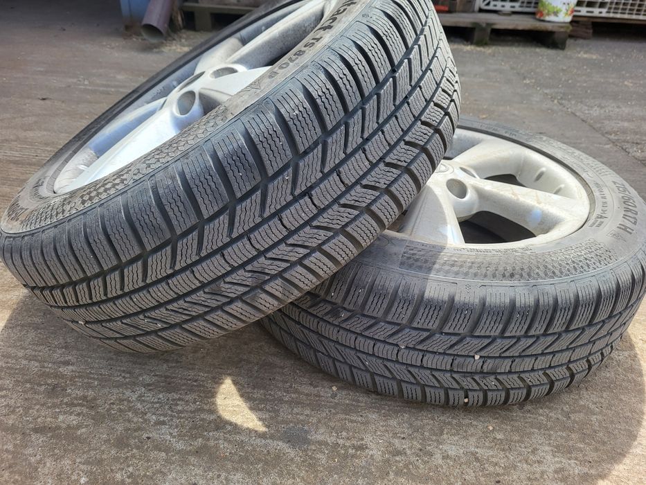 Зимни гуми Континентал с оригинални джанти 17 ки, от Нисан Кашкай