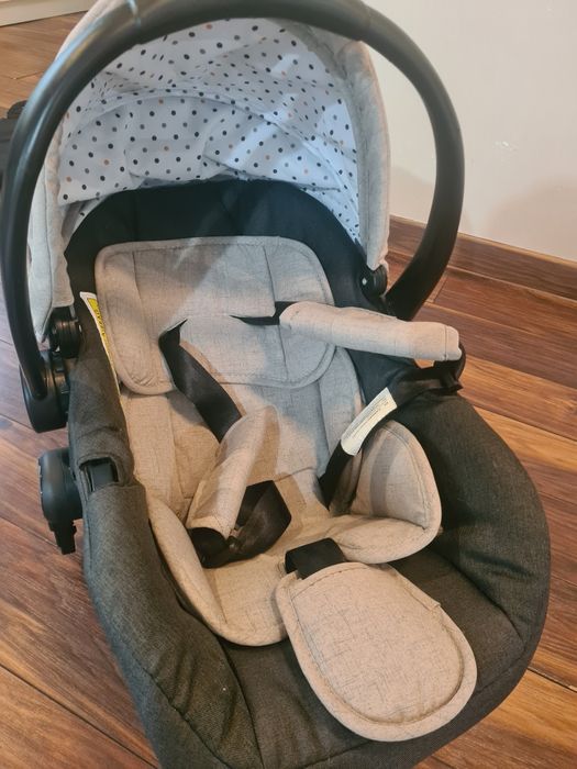 Бебешка количка Lorelli RIMINI PREMIUM 2в1 Silver Blue Stars